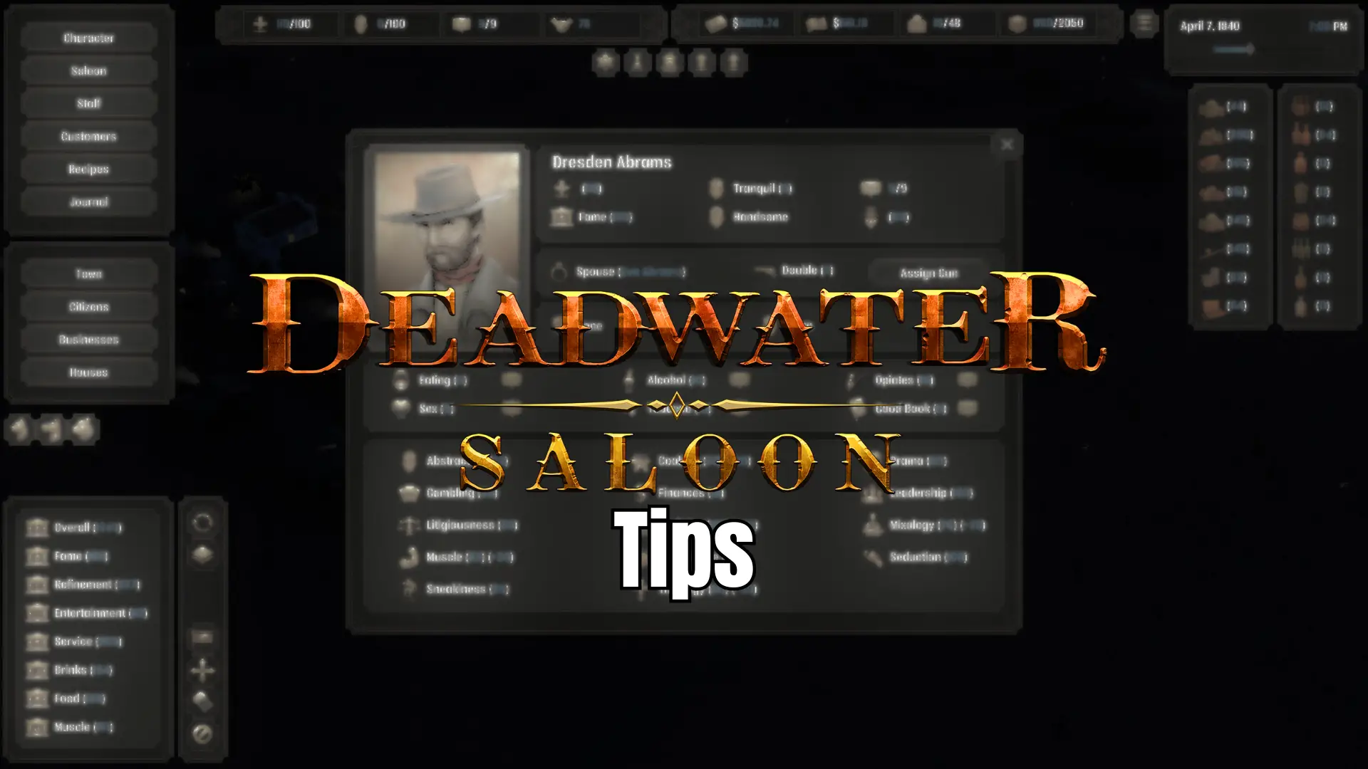 Deadwater Saloon Tips