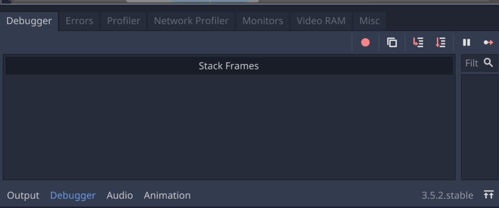 Godot 3.5 - The Debugger